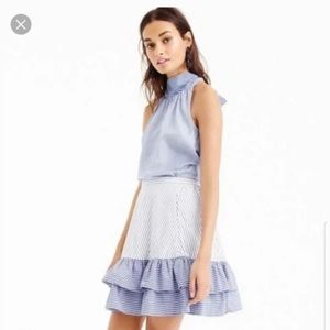 J. Crew striped skirt